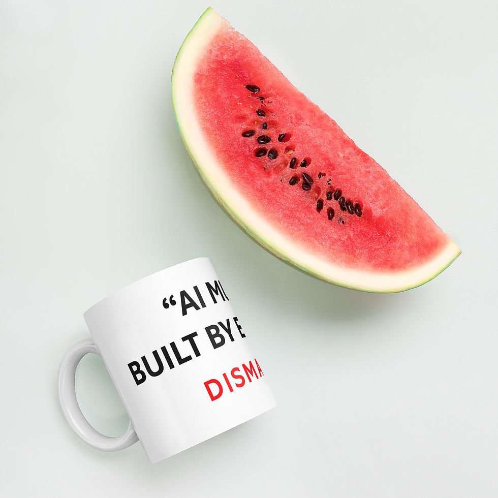 Thumbnail: Glossy white ceramic mug with vivid printed design, available in 11 oz, 15 oz, and 20 oz sizes; dishwasher and microwave safe