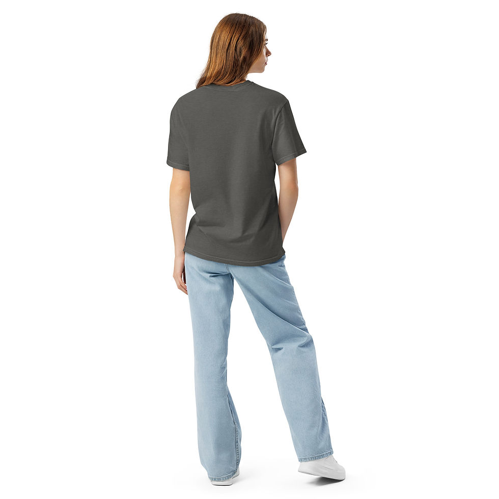 Thumbnail: Heavyweight garment-dyed cotton T-shirt with relaxed fit and structured feel, soft, durable, and pre-shrunk for everyday wear