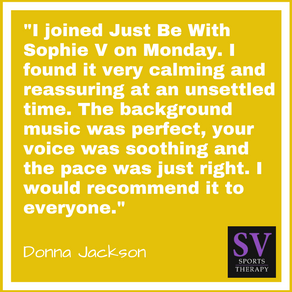 "I found it very calming and reassuring at an unsettled time." - Donna Jackson