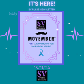 🧠 Are you moving to keep improving your mental health? Our top tips inside your fortnightly SV Pulse!