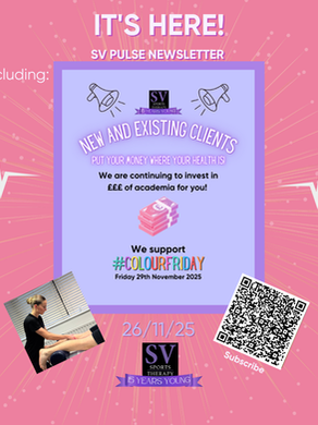 Put your money where your health is and make Black Friday count! It's here - Your fortnightly SV Pulse!