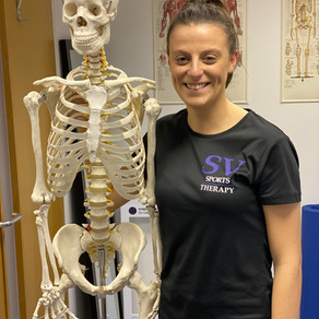 Introducing our new sports therapist, Pip