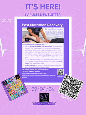 Maintain. Achieve. Recover. Repeat – We have the tools to support your journey! SV Pulse is here!