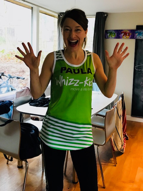 Paula is running the London Marathon for Whizz-Kidz