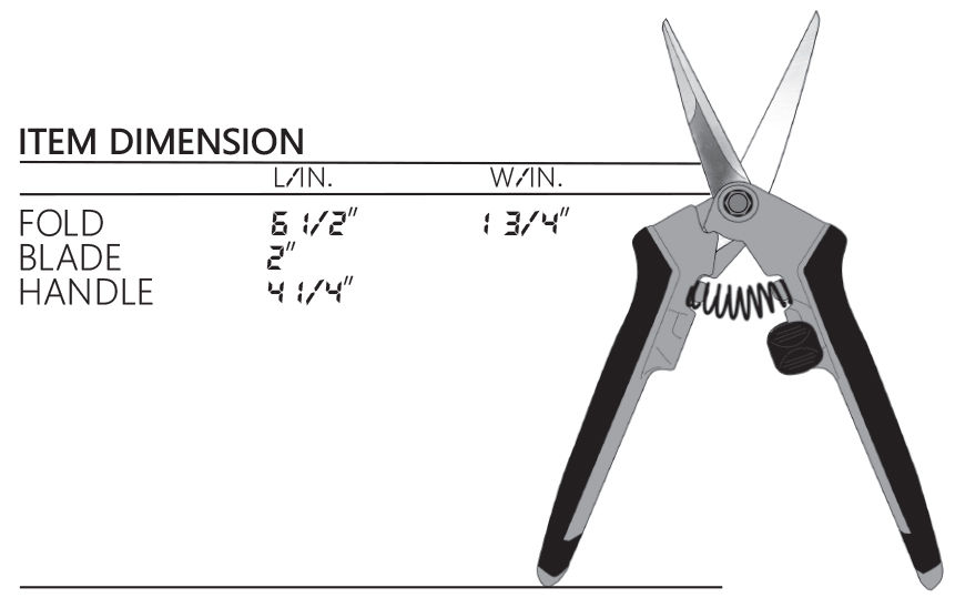 Thumbnail: Lightweight Pruner straight blade