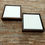 Thumbnail: 2 Pack Stretch Canvas and Float Frame Teak Stain Gloss  20 x 20 cm