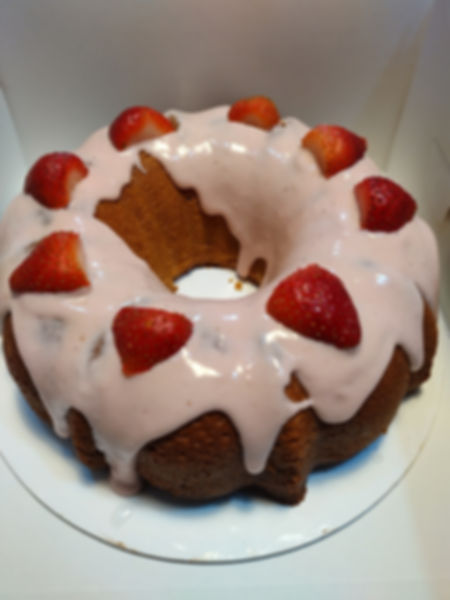 Strawberry Pound Cake