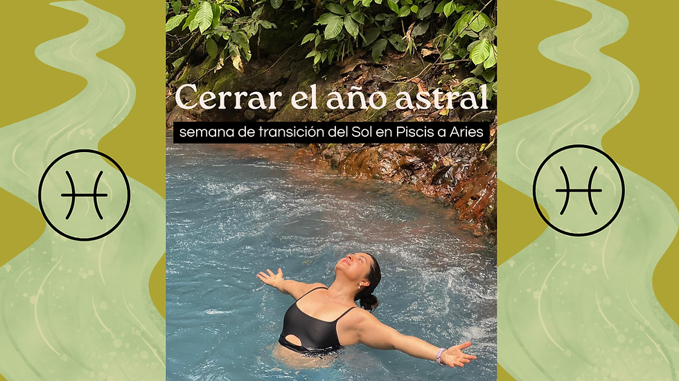 Cerrar el año astral