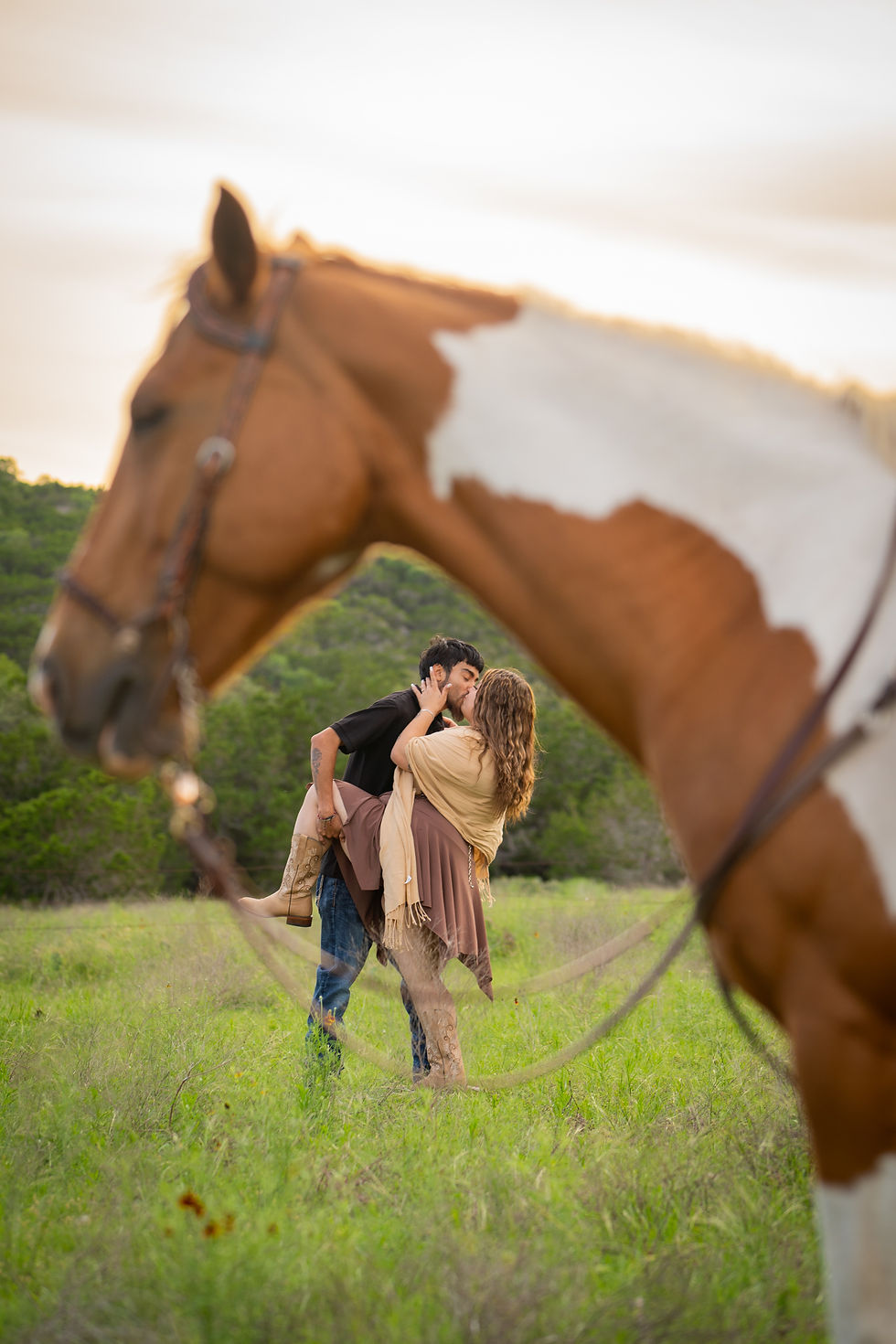 Liz & Brian's Engagement at Nameless Horse Ranch