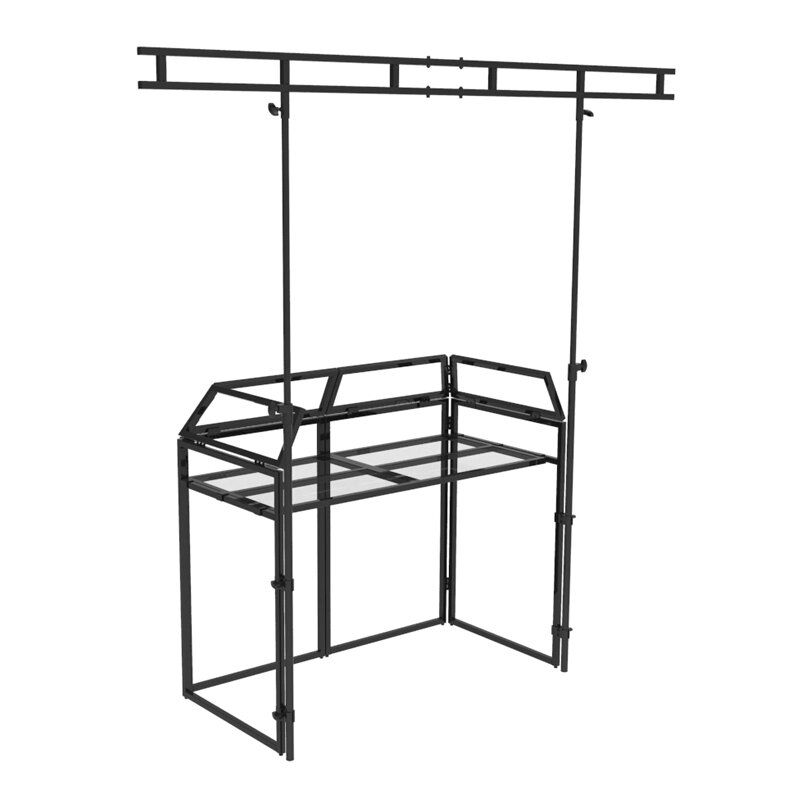 Thumbnail: IAV DJ Lighting Accessories Equinox DJ Booth Overhead Kit Rear View