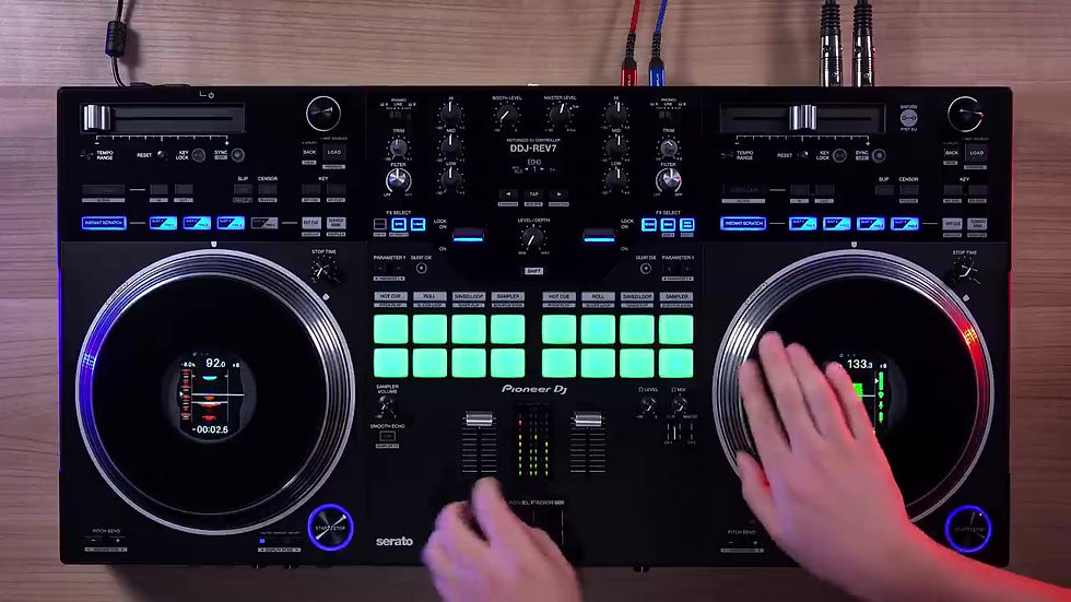 Thumbnail: PIONEER DJ DDJ-REV7 2 Channel Scratch Style Controller for Serato