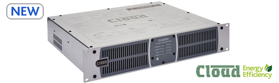 Thumbnail: CLOUD CA2500 2x500W 8Ω & 70/100v Digital Power Amp
