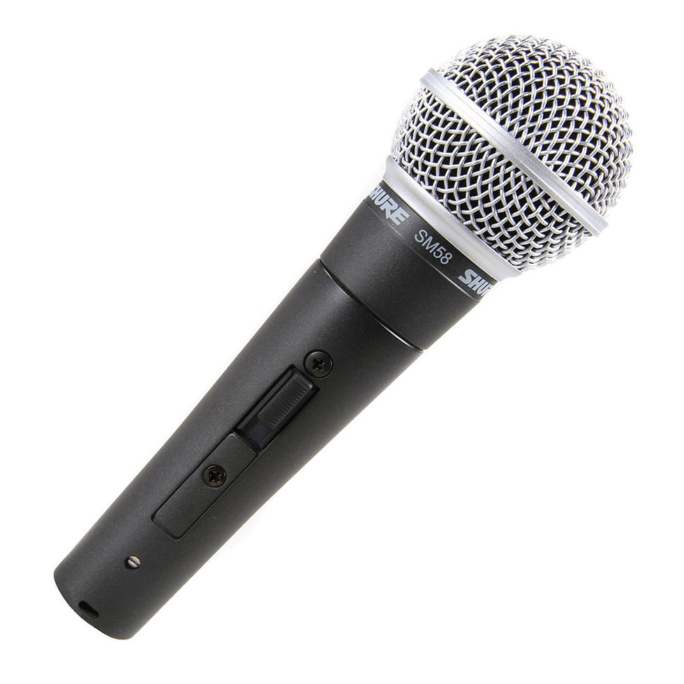 SHURE SM58SE DYNAMIC VOCAL MICROPHONE WITH SWITCH