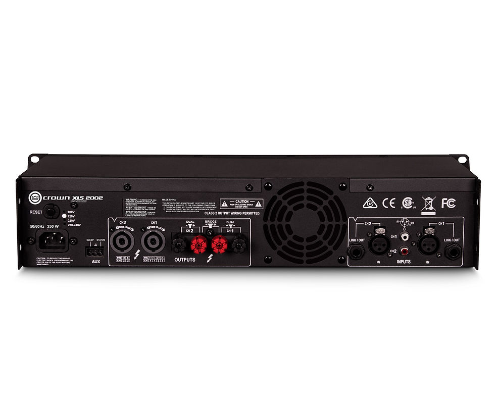 Thumbnail: Crown XLS 2002 Stereo Power Amplifier