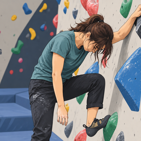 クライミングでヨレるとは?すぐに力がなくなる原因と対処法