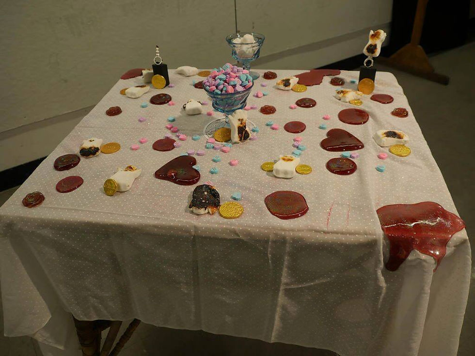 Candy Crushed installation