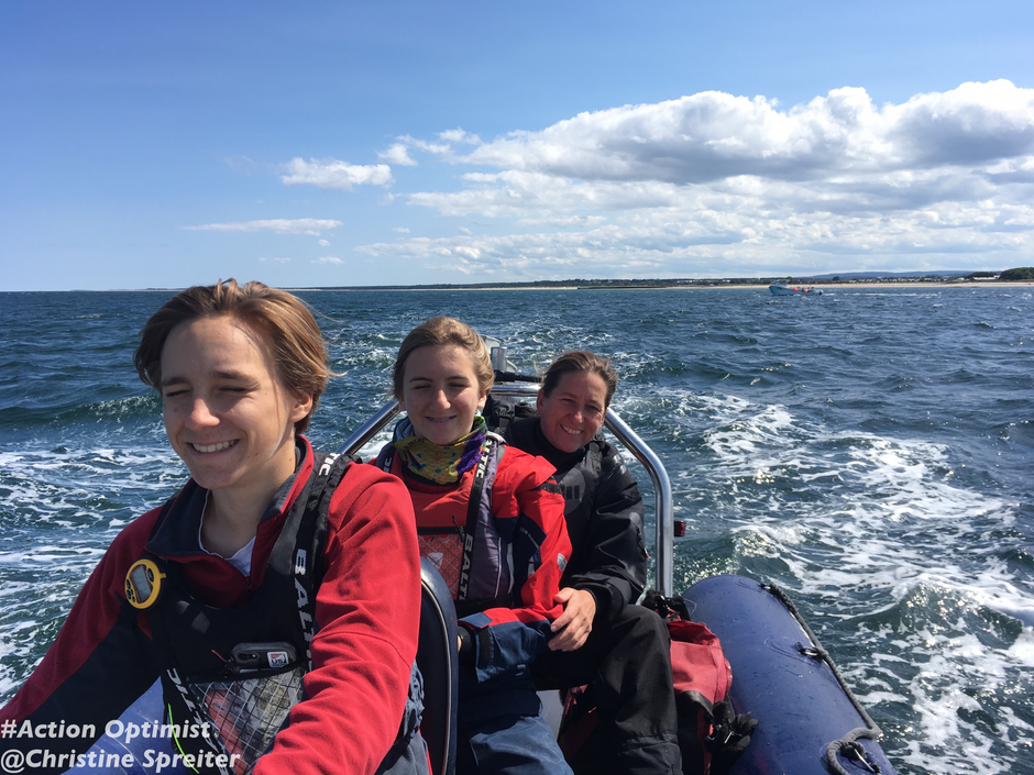 First day on the water...Nairn Beach up to Whiteness Spit