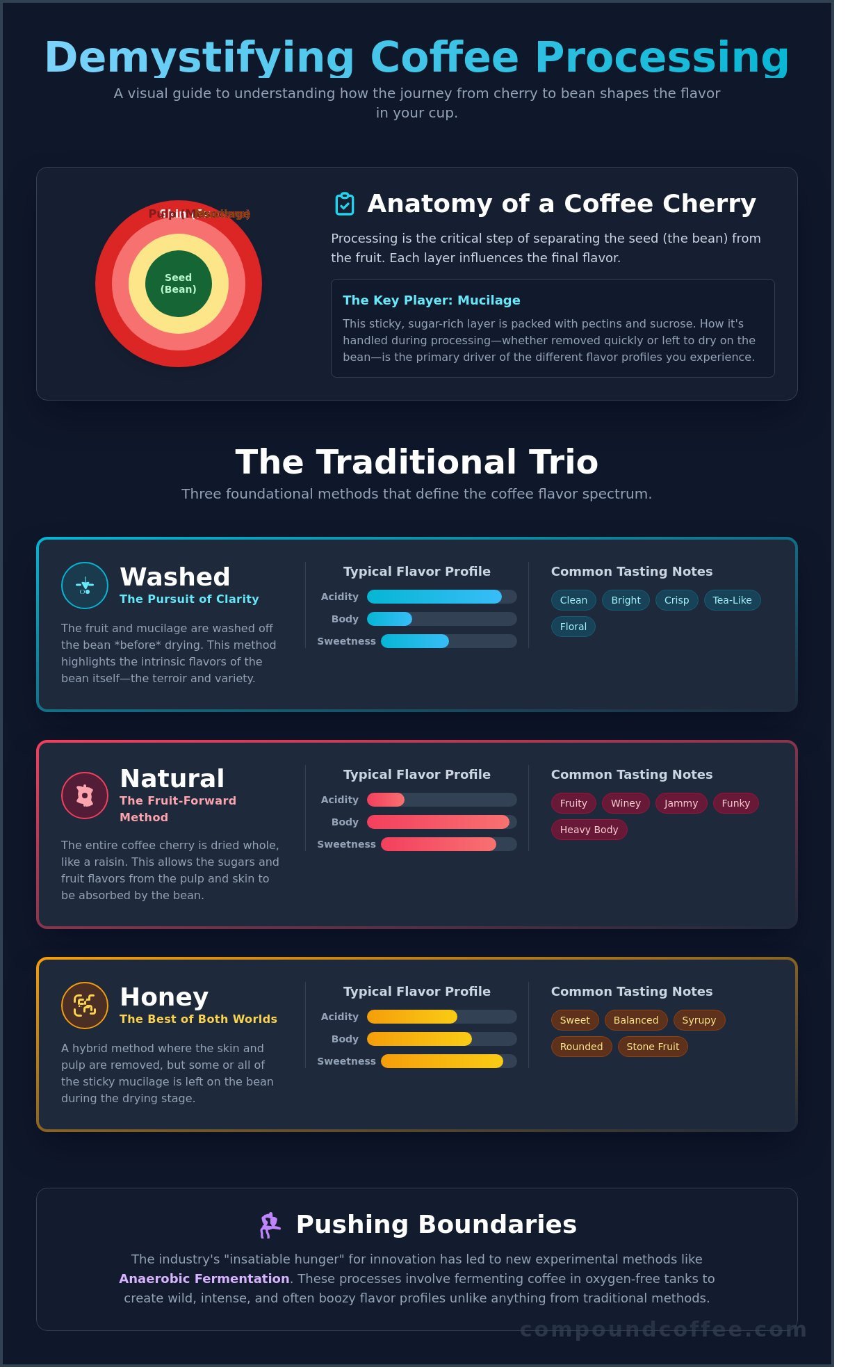 Coffee processing methods