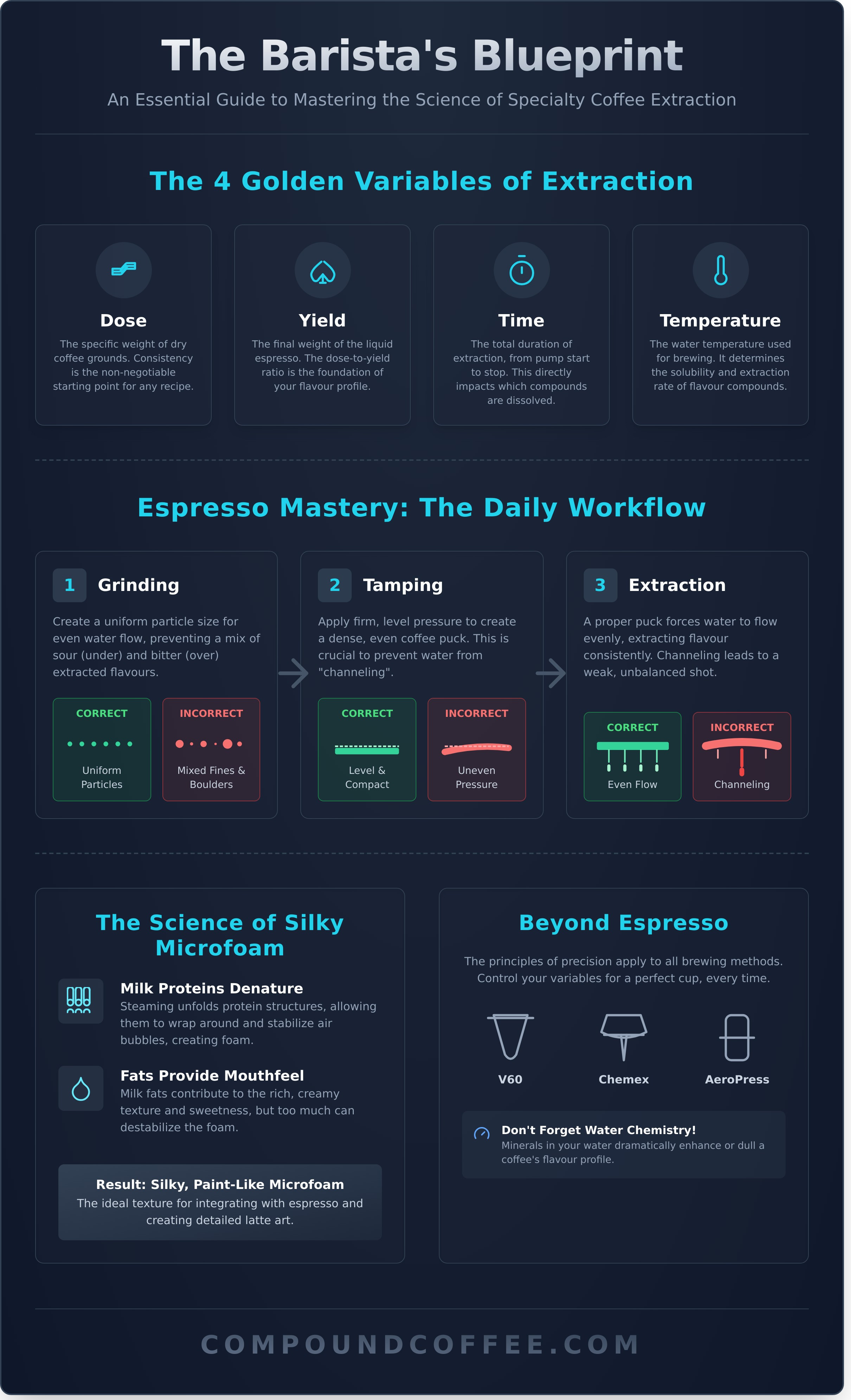 Barista infographic - visual guide