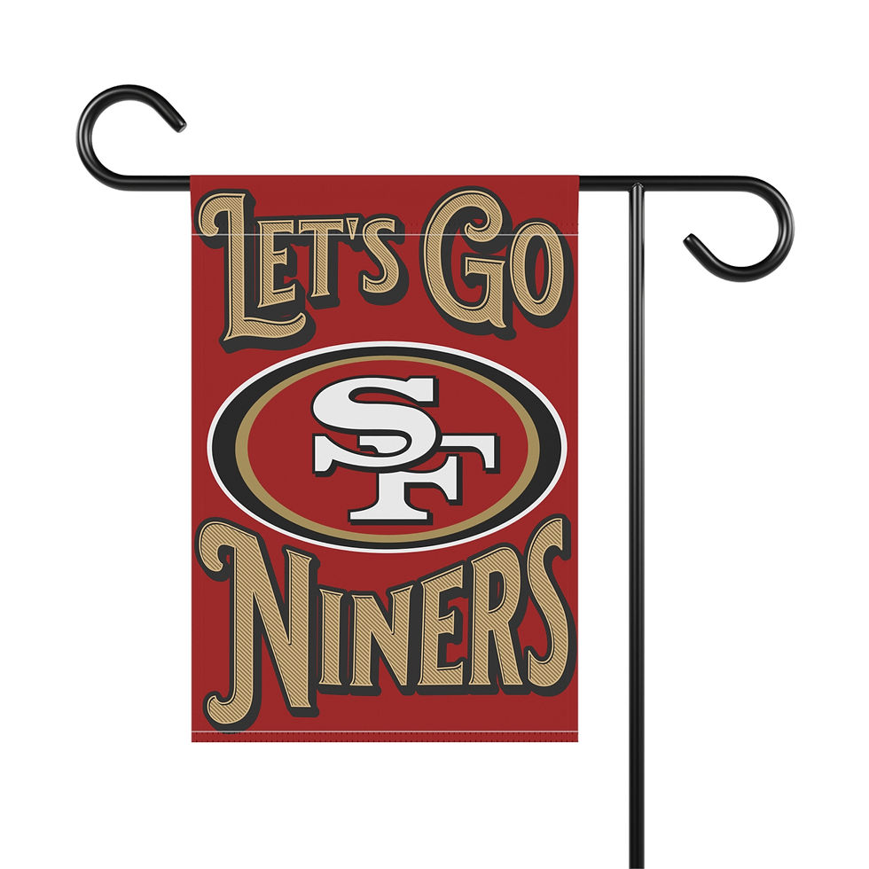 Thumbnail: San Francisco 49ers Garden Flag, Outdoor Decor, Front Yard Flag, Football Season