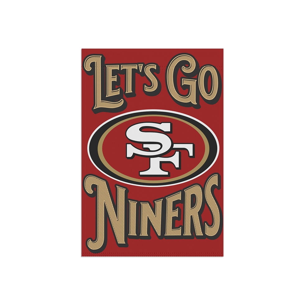 Thumbnail: San Francisco 49ers Garden Flag, Outdoor Decor, Front Yard Flag, Football Season