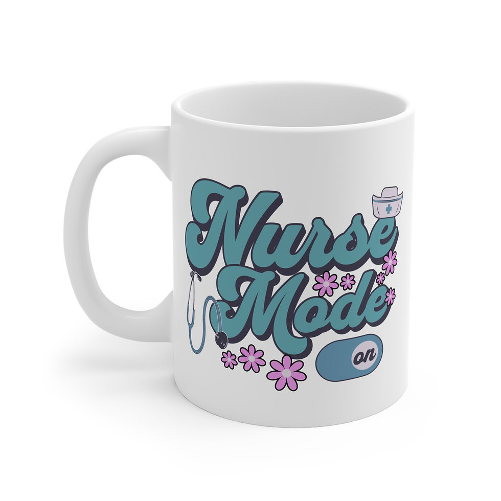 Nurse Mode Mug, Gifts for Nurses, Cute Coffee Mug, Health Care Worker Cup