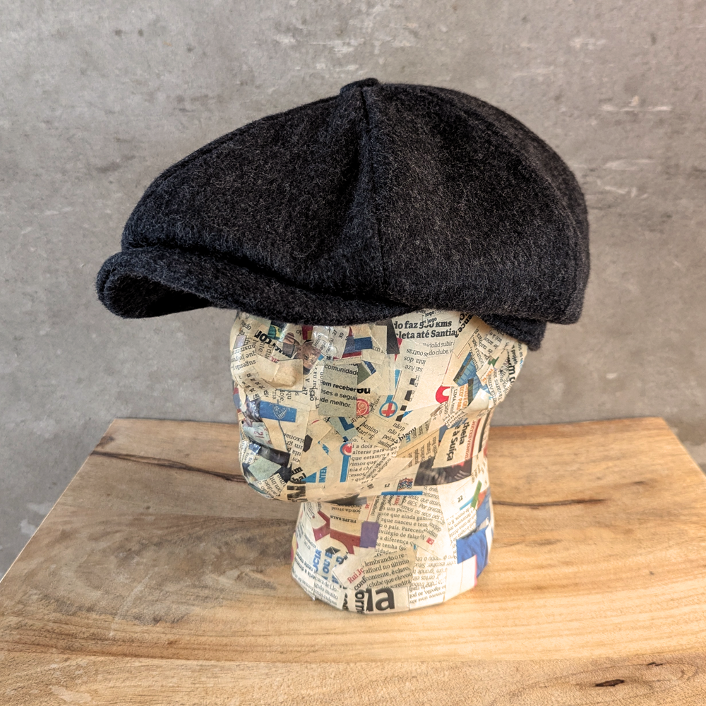 Newsboy Cap Black (Winter)