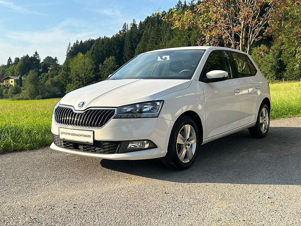 SKODA Fabia Weiss 2021
