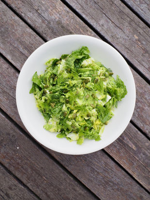 Krämig ärtsallad