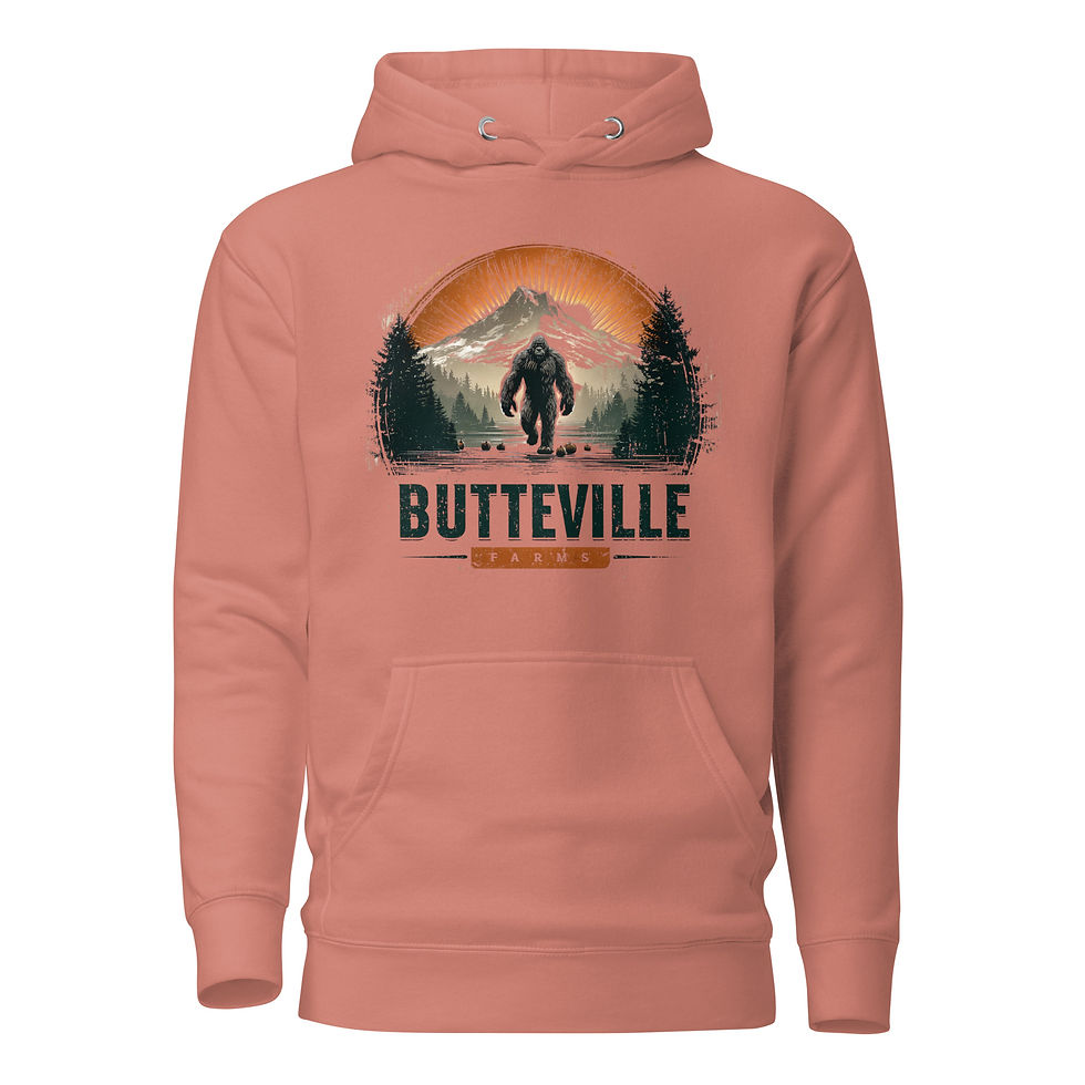 Thumbnail: Butte Mountain Sunrise - Unisex Hoodie