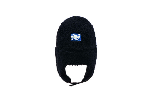 キャップ POESIE DAME : 24FW / PADDING EARFLAP HAT (2COLORS) PADDING EARFLAP HAT IN BLACK | POESIEDAME