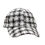 Thumbnail: 'Moonflower' tweed ballcap in BW