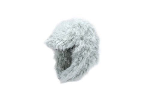 FLUFFY EARFLAP HAT IN MINT | POESIEDAME