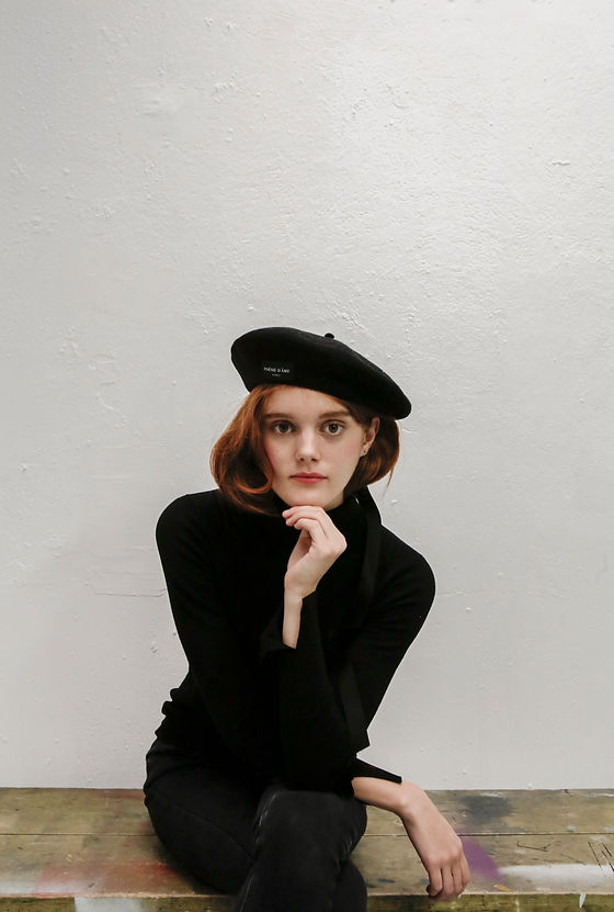 poétique' Beret black | POESIEDAME