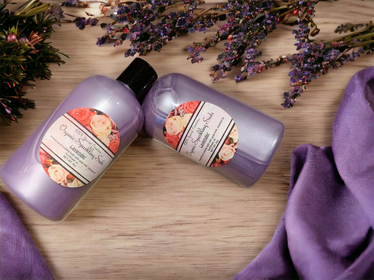 Organic Bath Suds - Lavender