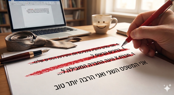 תמחקו את המשפט הזה והטקסטים שלכם ישתפרו פלאים