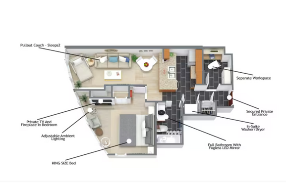 airbnb downtown vancouver floorplan