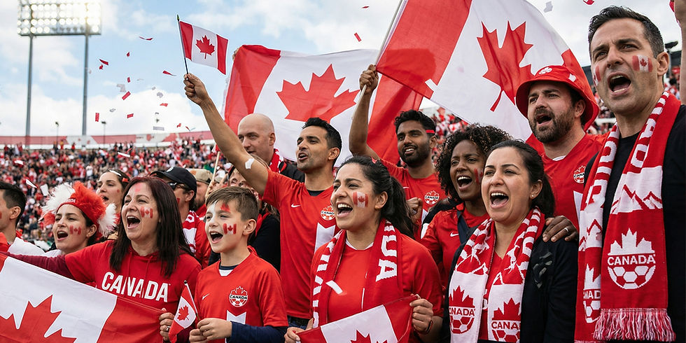 Vibrant street atmosphere in Downtown Vancouver during a major sporting event.