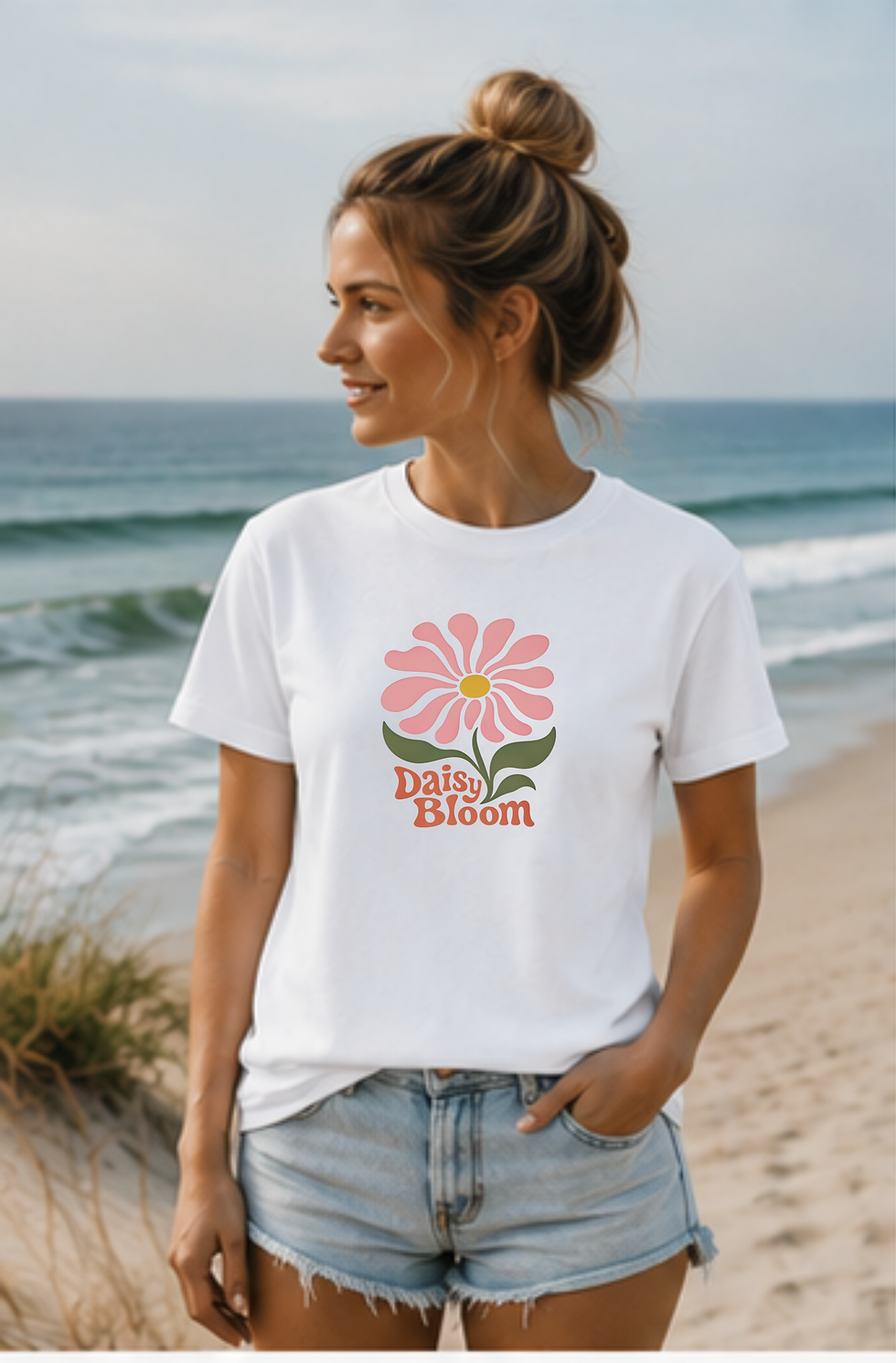 Thumbnail: Daisy Bloom Retro Flower Tee