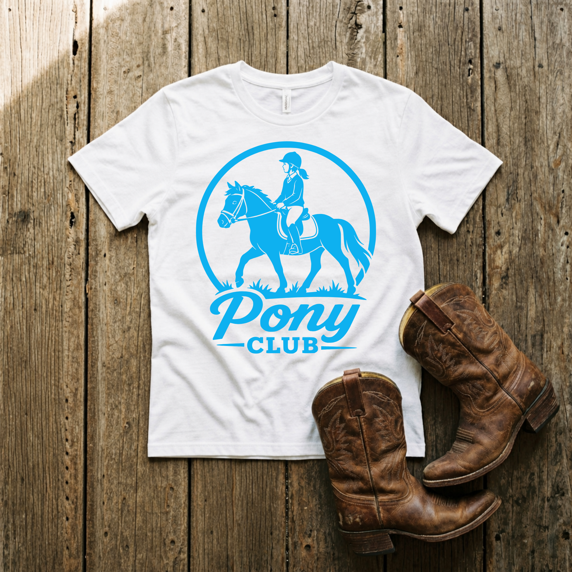 Youth Pony Club Tee — Children's Equestrian Horse Riding Shirt