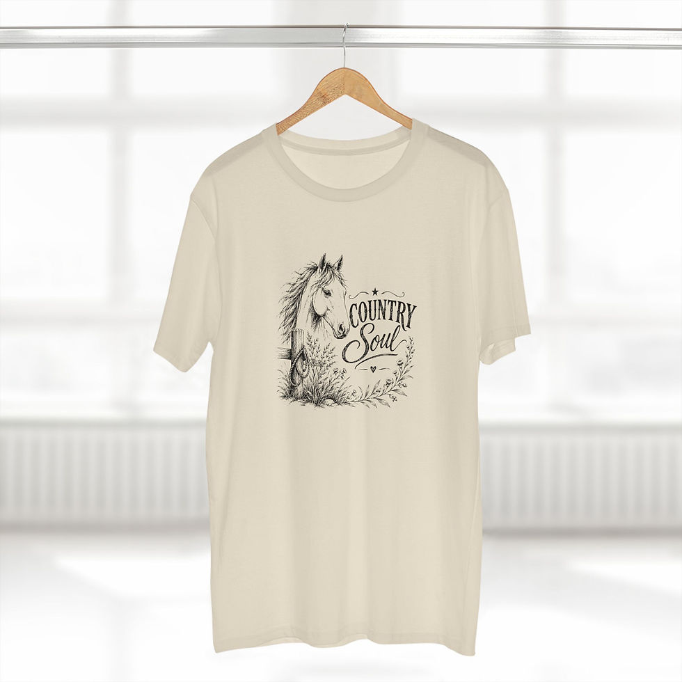 Thumbnail: Country Soul T-Shirt — Horse Graphic Tee for Country Lovers