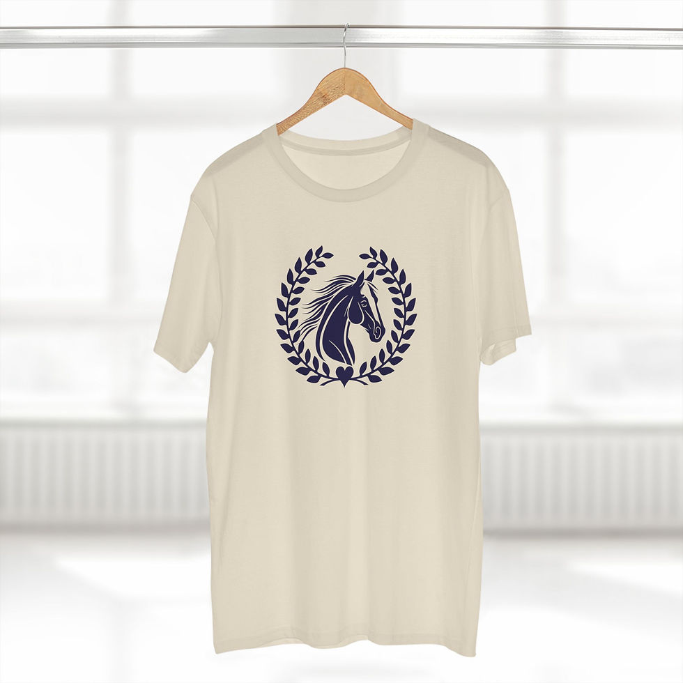 Thumbnail: Horse Crest T-Shirt — Laurel Wreath Equestrian Tee