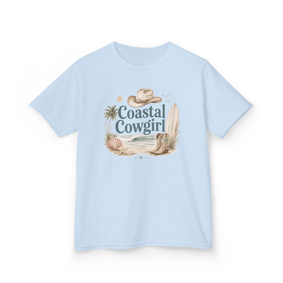 Thumbnail: Kids Coastal Cowgirl Graphic T-Shirt
