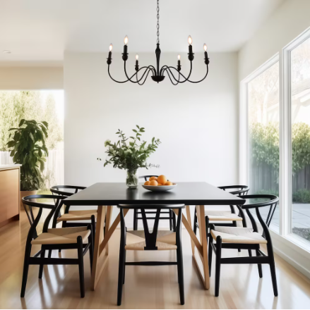Modern Chandelier in a home