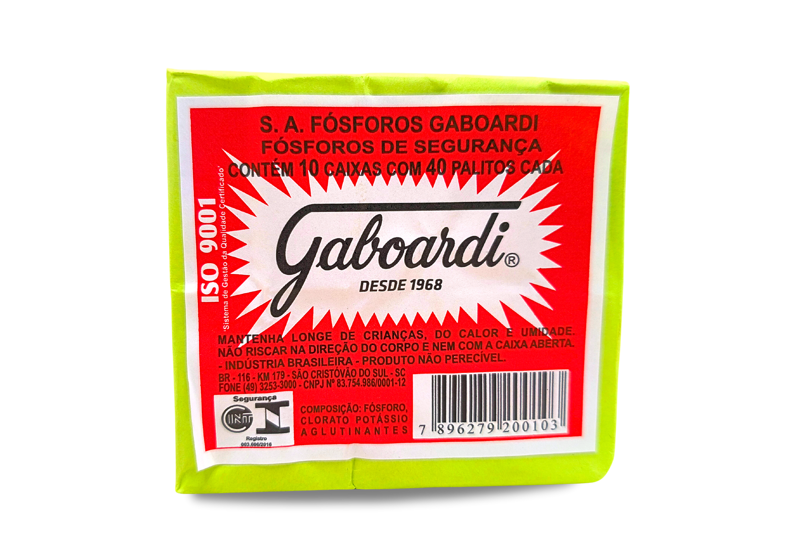 Fósforo Gaboardi C/10 Caixas