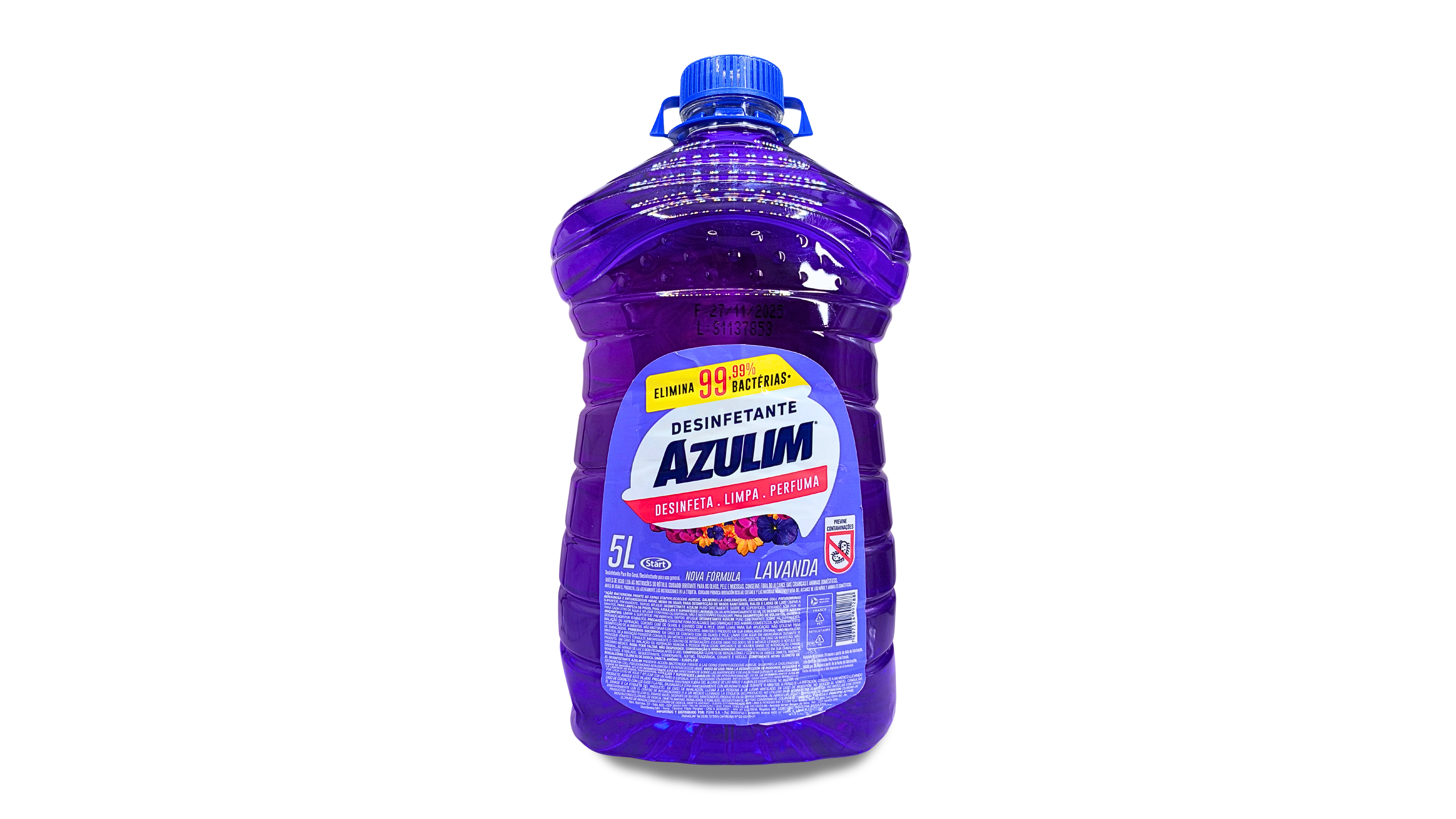 Desinfetante Azulim Lavanda Start 5 Litros