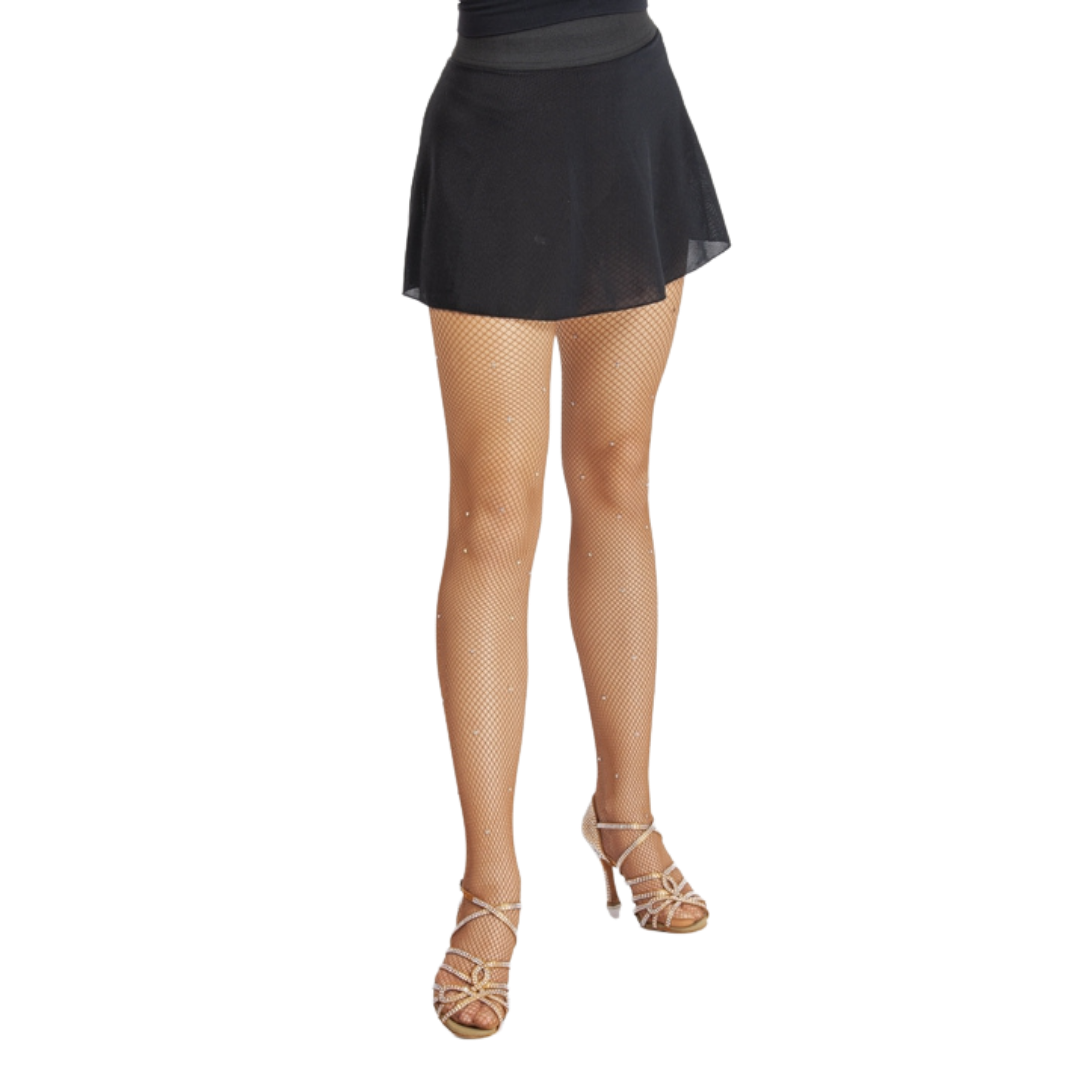 349/S Professional Fishnet Tights with Strass Pridance
