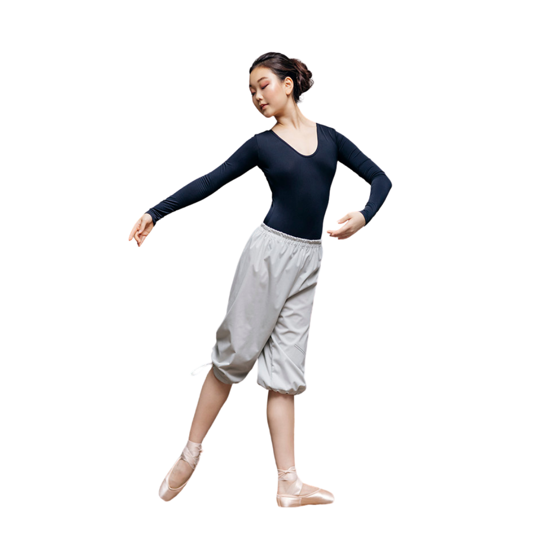 0406PT Grey Lady's Warm-up Shorts Grishko