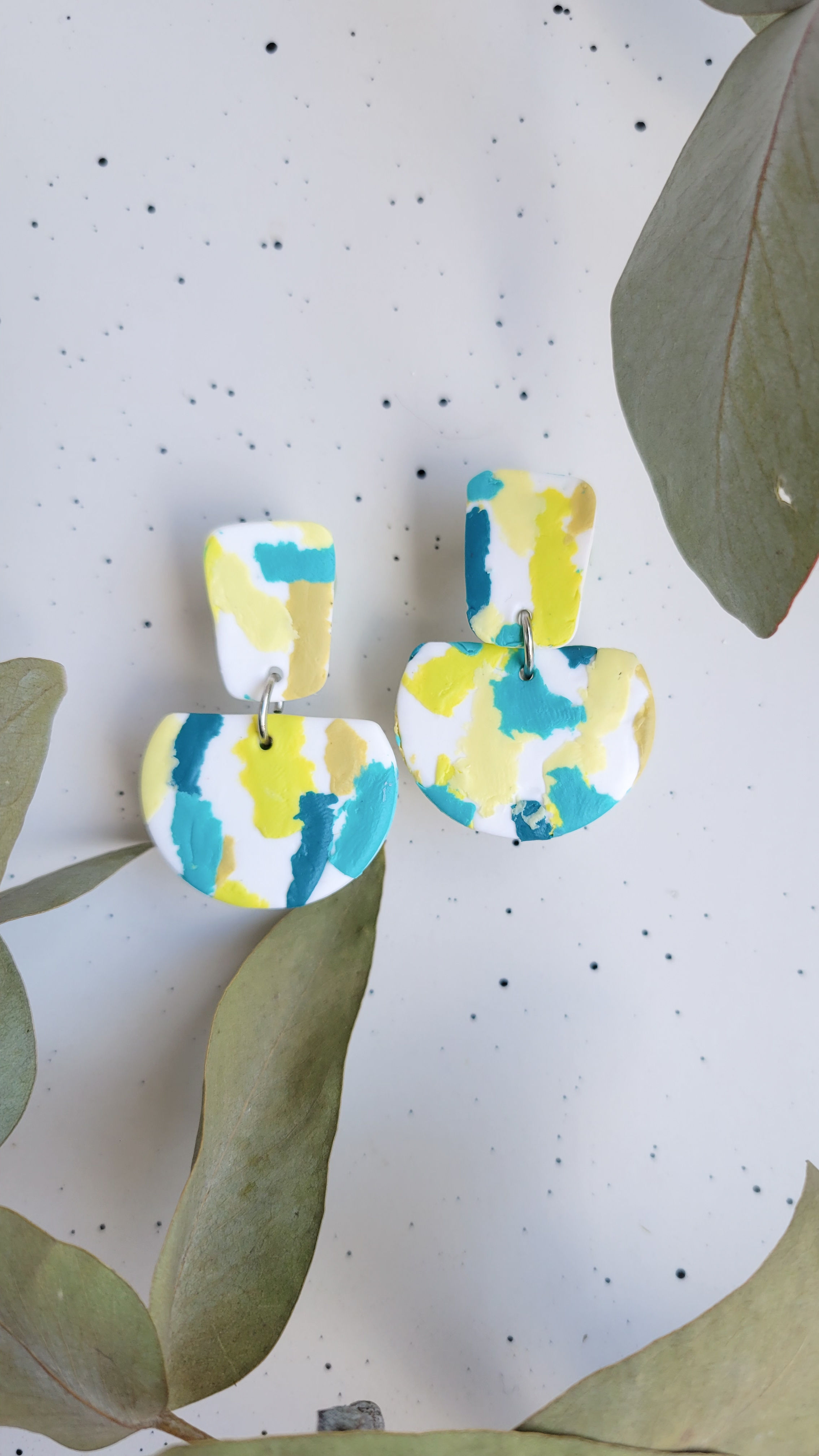 Caravanas Lúa Semicírculo