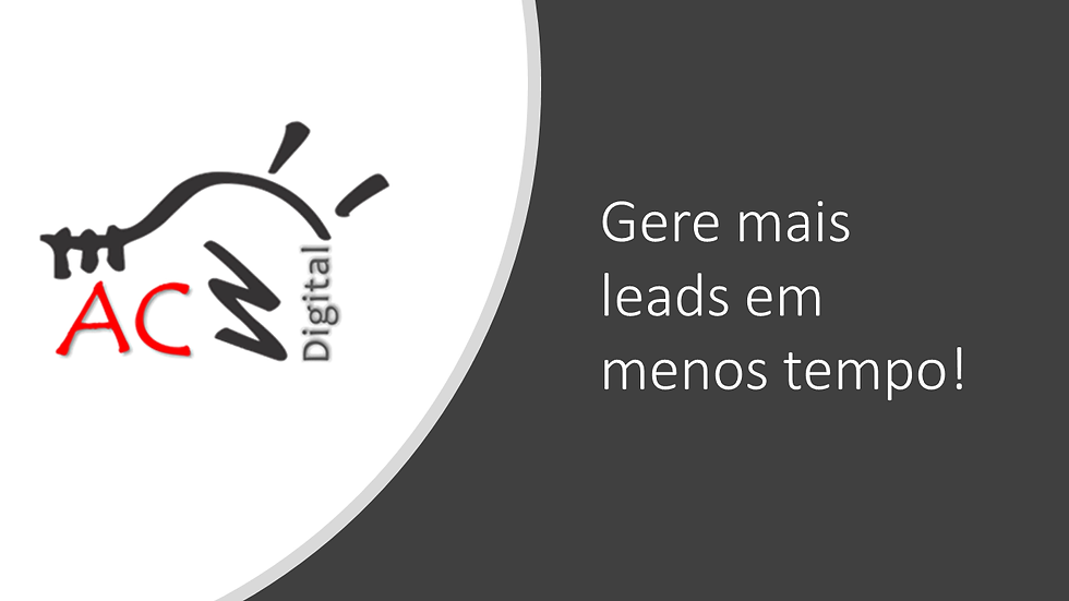 Geração de Leads Qualificados!